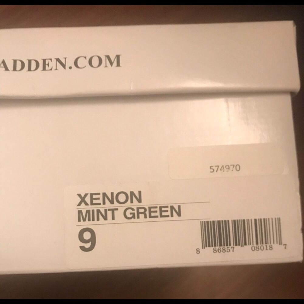 Mint Green Steve Madden wedges - Picture 2 of 6